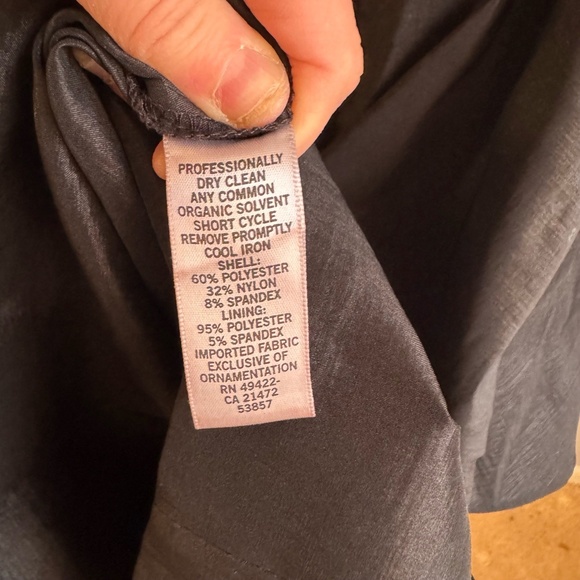 CACHé Dress Womens Sz 10 Black Strapless‎ Peplum Mini Vintage Cocktail 90's 80's - Picture 5 of 9